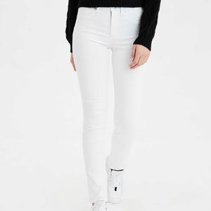 American Eagle Next Level White Skinny Jeans